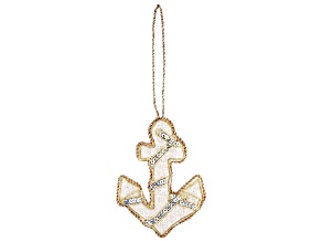 Linen Anchor Home Decor Ornament