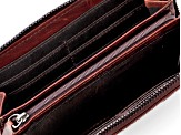 Roisin Brown Leather Celtic Wallet