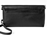 Black Leather Celtic Clutch