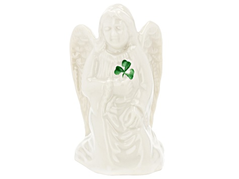 Belleek Hand Crafted Porcelain "Angel of Protection" Decor