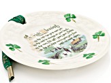 Belleek Hand Crafted Porcelain "Irish Blessing" Decor