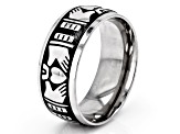 Stainless Steel Claddagh Band Ring