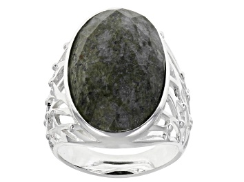 Picture of Connemara Marble Sterling Silver Ring