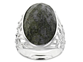 Connemara Marble Sterling Silver Ring