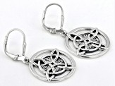 Sterling Silver Celtic Cross Earrings