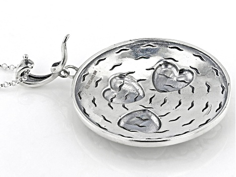 Sterling Silver Shamrock Pendant With Chain