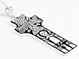 Sterling Silver Cross Pendant With Chain