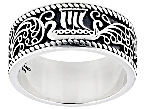 Sterling Silver Viking Wave Ring