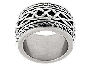 Stainless Steel Viking Celtic Band Ring