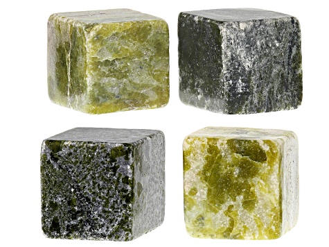 Connemara Marble Set of 4 Whiskey Stones