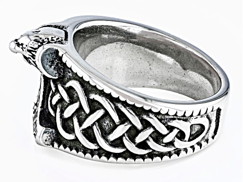Stainless Steel Viking Hammer Ring
