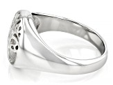 Silver Tone Stainless Steel Tree of Life Ring