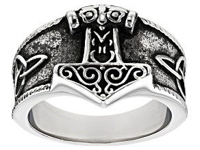 Stainless Steel Viking Norse Ring