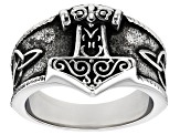 Stainless Steel Viking Norse Ring