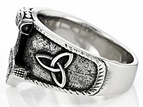 Stainless Steel Viking Norse Ring