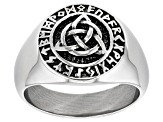 Stainless Steel Celtic Trinity Design Ring
