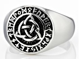 Stainless Steel Celtic Trinity Design Ring