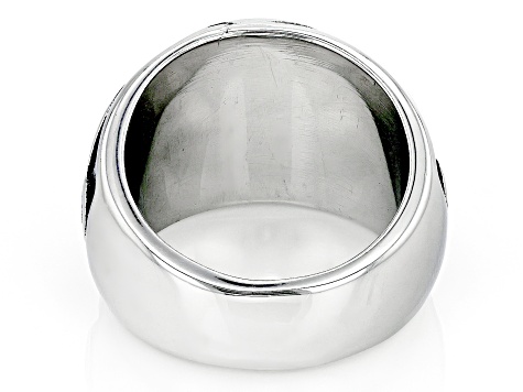 Stainless Steel Triskele Swirl Ring