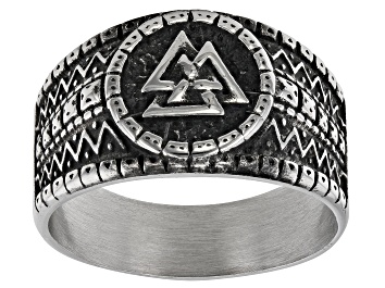Picture of Stainless Steel Valknut Viking Ring