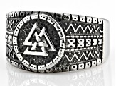 Stainless Steel Valknut Viking Ring