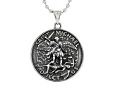 Stainless Steel St. Michael Protect Angel Pendant w/Chain