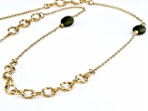 Connemara Marble Gold Tone Link Necklace