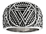 Stainless Steel Valknut Viking Ring