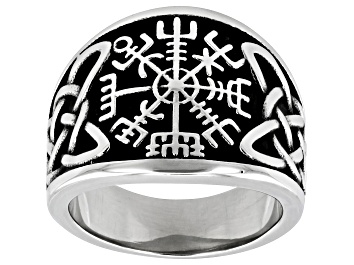 Picture of Stainless Steel Viking Compass Ring