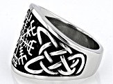 Stainless Steel Viking Compass Ring