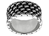 Stainless Steel Celtic Braid Men's Band Ring