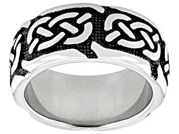 Picture of Stainless Steel Infinity Knot Men's Band Ring