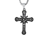 Stainless Steel Crucifix Pendant With Chain