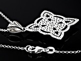 Sterling Silver Trinity Knot Pendant With Chain