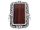 Mahogany Tigers Eye Sterling Silver Ring