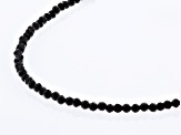 Black Spinel 18k Yellow Gold Over Sterling Silver Necklace