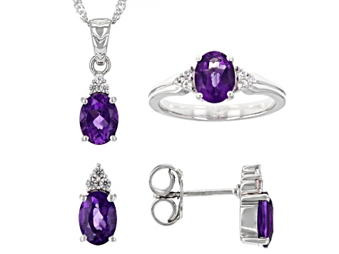 amethyst jewelry sets