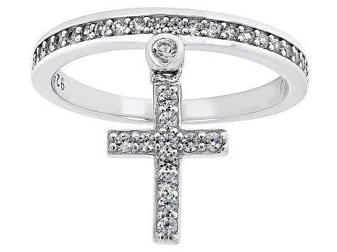 cross charm ring