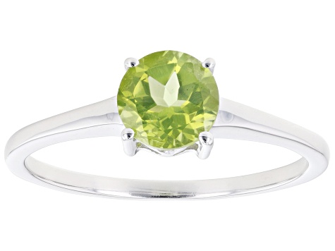 Green Peridot Rhodium Over Sterling Silver Jewelry Set 3.26ctw