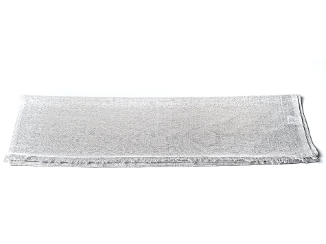Ivory Pashmina Wrap with Fringe