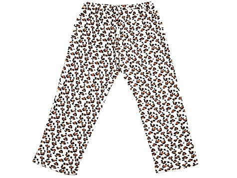 Animal Print Long Sleeve and Pant Pajama 2 - Piece Set 100% Polyester