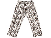 Animal Print Long Sleeve and Pant Pajama 2 - Piece Set 100% Polyester