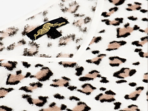 Animal Print Long Sleeve and Pant Pajama 2 - Piece Set 100% Polyester