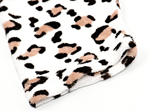 Animal Print Long Sleeve and Pant Pajama 2 - Piece Set 100% Polyester