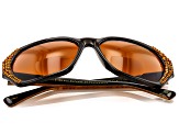 Champagne Crystal on Brown and Cheetah Bifocal Sunglasses 2.00 Strength