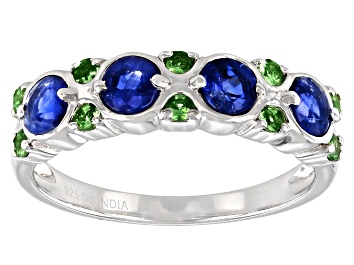 Picture of Blue kyanite sterling silver band ring 1.75ctw