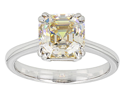 Fabulite Strontium Titanate Silver Ring 3.40ct