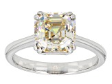 Fabulite Strontium Titanate Silver Ring 3.40ct