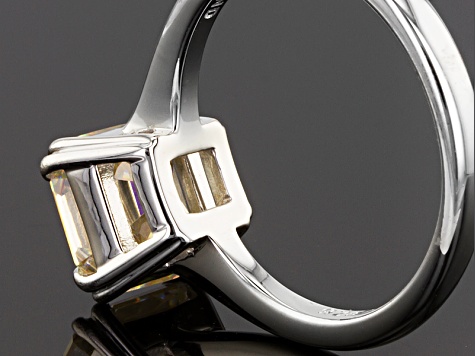 Fabulite Strontium Titanate Silver Ring 3.40ct
