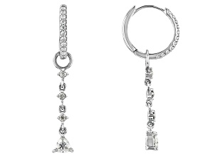 Moissanite Platineve Earrings 1.00ctw DEW.