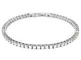 Moissanite Platineve Flex Bangle Bracelet 5.00ctw DEW